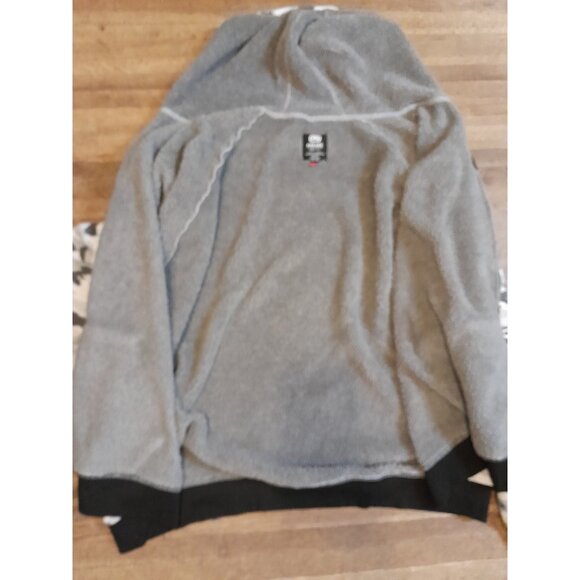 Ecko Unltd Mens Fleece Lined Camo Full Zip Size 5XL Hooded Jacket Gray Pockets - Picture 9 of 11